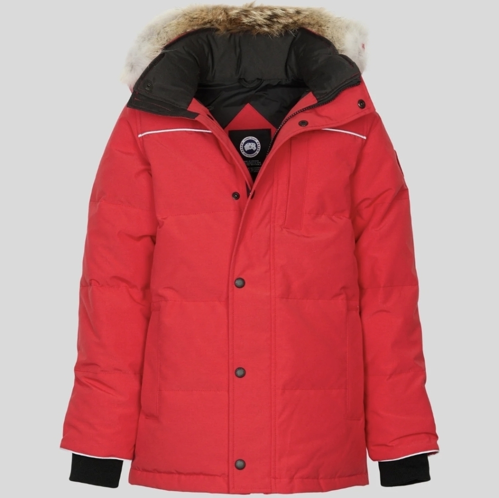 Red Canada Goose YOUTH JUNIPER PARKA 11 -RED-ROUGE